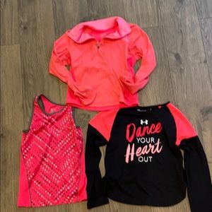 Lot of Girls Athletic Tops, Size 6